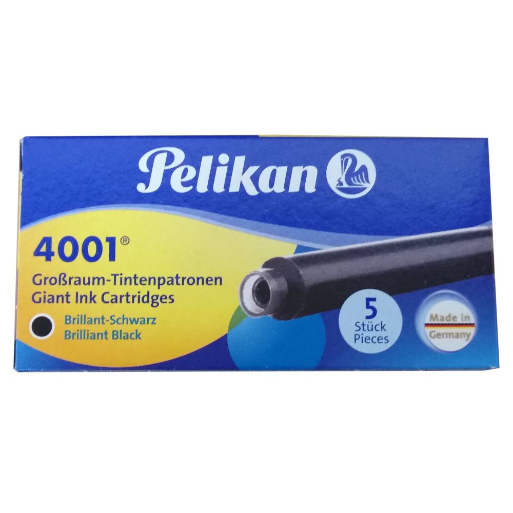 Cartucce lunghe per stilografiche 4001 GTP/5 - nero