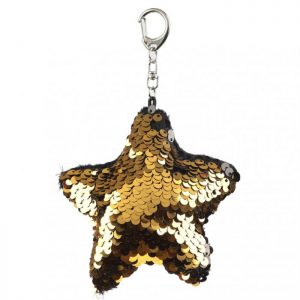 Portachiavi pailettes reversibili Stella