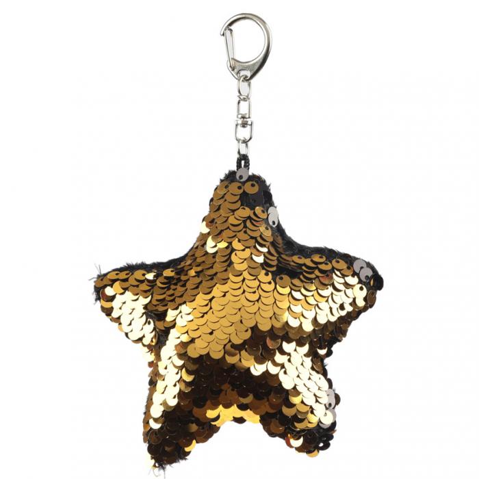 Portachiavi pailettes reversibili Stella