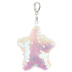 Portachiavi pailettes reversibili Stella