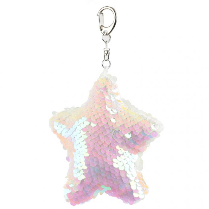Portachiavi pailettes reversibili Stella