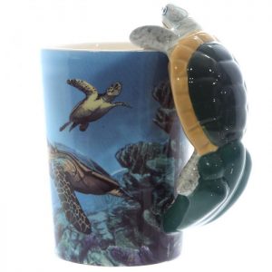 Tazza Decorata - Tartaruga Marina