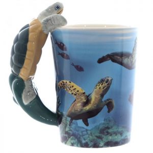 Tazza Decorata - Tartaruga Marina