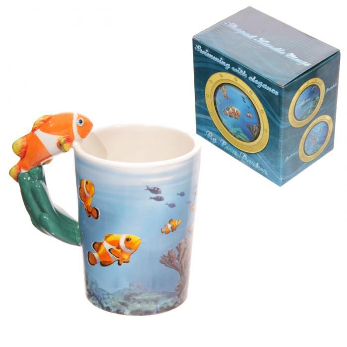 Tazza Decorata - Pesce Pagliaccio - immagine 4