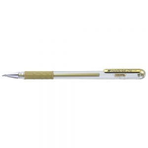 Penna Hybrid Gel grip metallic oro
