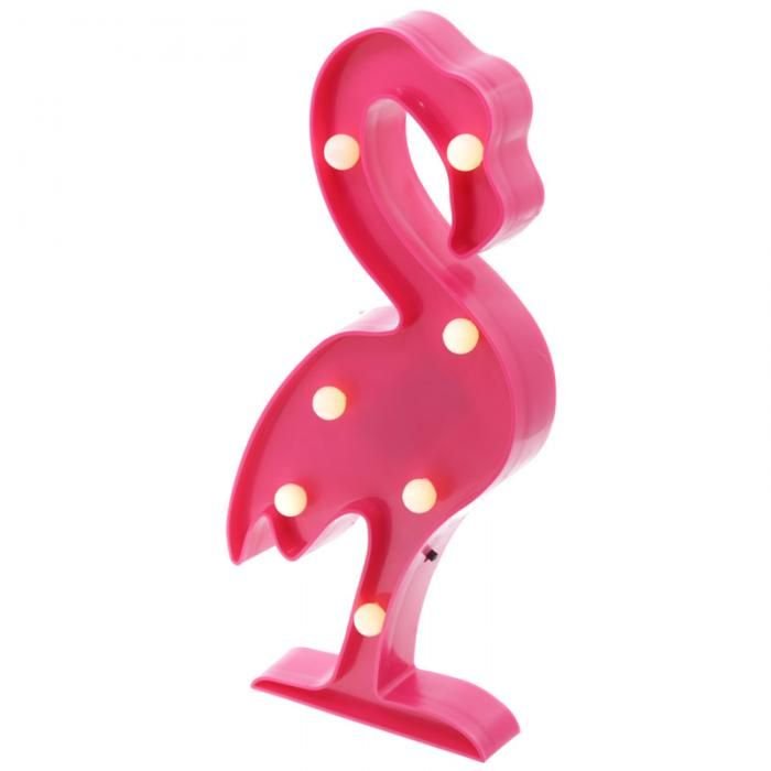 Decorazione con LED Fenicottero