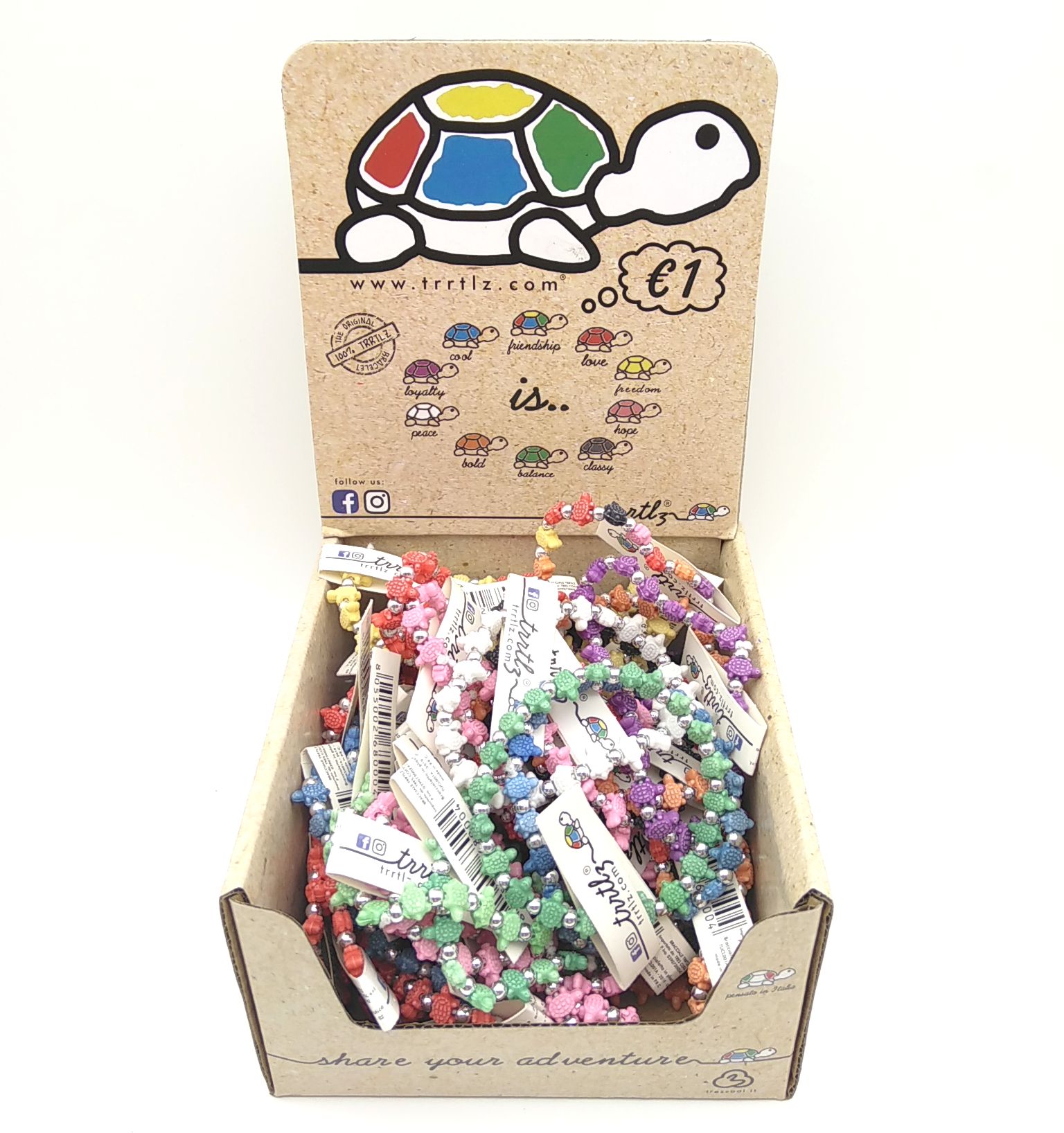 Braccialetto elastico Trrtlz classic Tartaruga - immagine 2