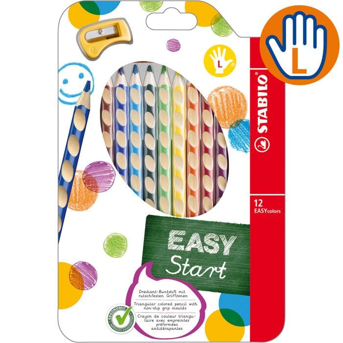 Matite colorate ergonomiche Easy start mancini