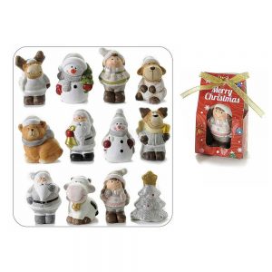 zelqorvaxi.live - Personaggio natalizio in ceramica in confezione regalo