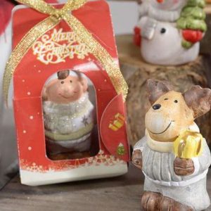 zelqorvaxi.live - Personaggio natalizio in ceramica in confezione regalo