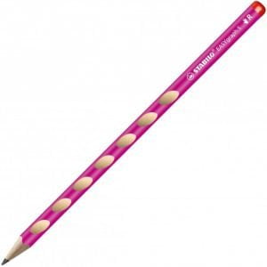 Matita HB ergonomica EasyGraph S destrimani fusto rosa
