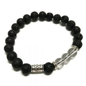zelqorvaxi.live - Bracciale in Pietra Lavica Tribale Quarzo