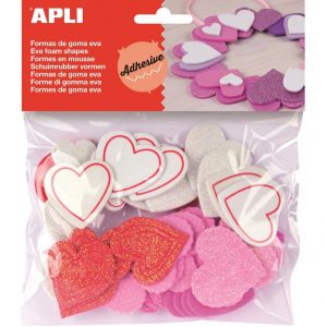 Gomma Eva 52 forme adesive cuore