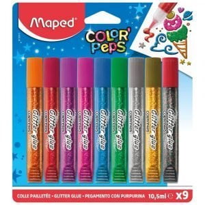 Colla Glitter Glue 9 tubetti