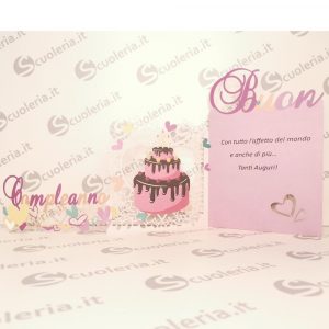 Biglietto auguri Compleanno laser