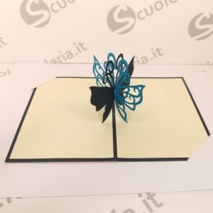 Biglietto auguri mini Origamo PopUp Farfalla