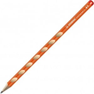 Matita HB ergonomica EasyGraph S destrimani fusto arancio