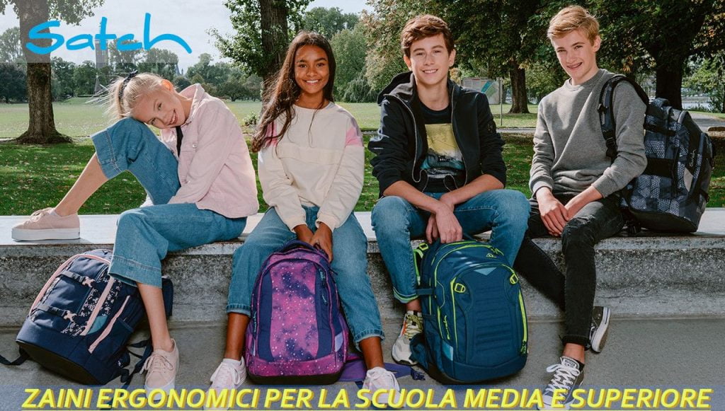 Satch: zaino ergonomico per la scuola media e superiore