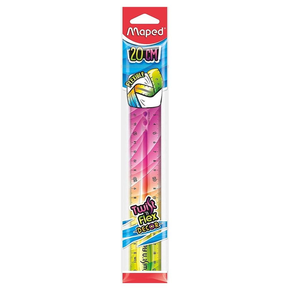 Righello flessibile Twist'n Flex decor 20 cm.