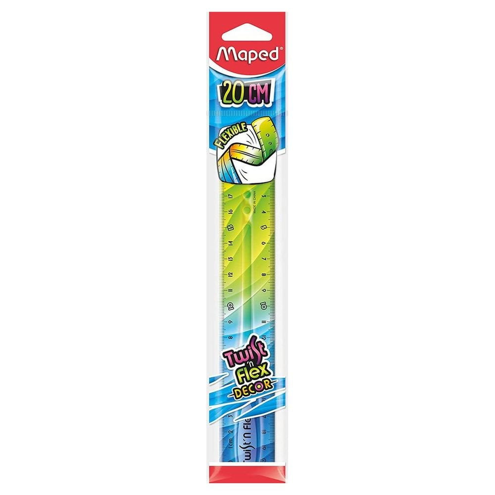 Righello flessibile Twist'n Flex decor 20 cm.