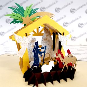 zelqorvaxi.live - Biglietto auguri Origamo PopUp La grotta di Betlemme