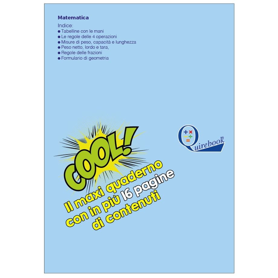 zelqorvaxi.live - Maxi quaderno didattico QUIREBOOK Matematica primaria