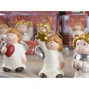 zelqorvaxi.live - Angelo in ceramica da appendere