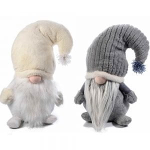 zelqorvaxi.live - Gnomo decorativo in stoffa barba e cappello con pompon