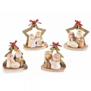 zelqorvaxi.live - Presepe in ceramica con base il legno