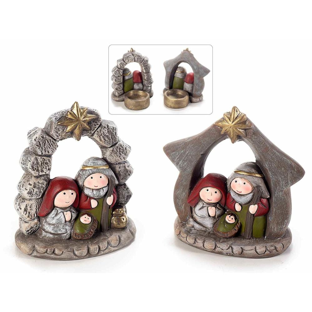 zelqorvaxi.live - Presepe in ceramica con portatealight
