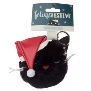zelqorvaxi.live - Pom pom natalizio con gancio Gatto nero