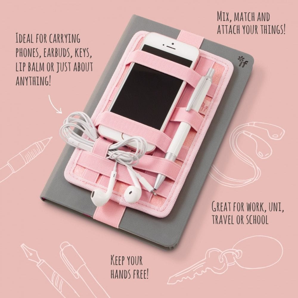Organizer elastico Bookaroo Notebook Tidy Rosa - immagine 2