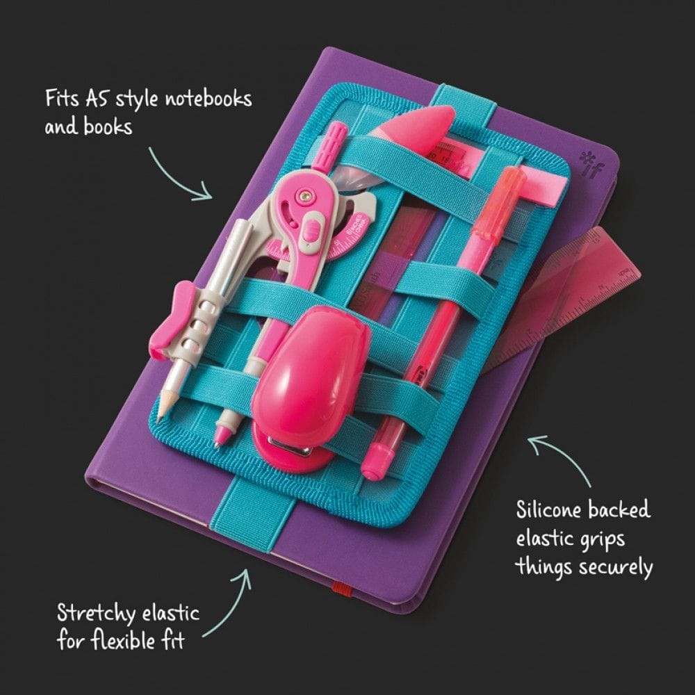 Organizer elastico Bookaroo Notebook Tidy Rosa - immagine 4