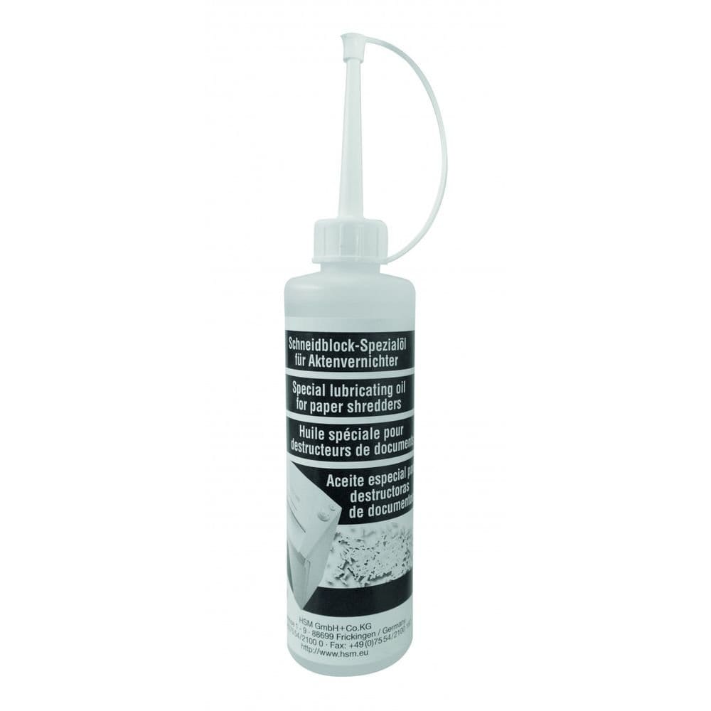 Olio lubrificante per distruggidocumenti 250ml