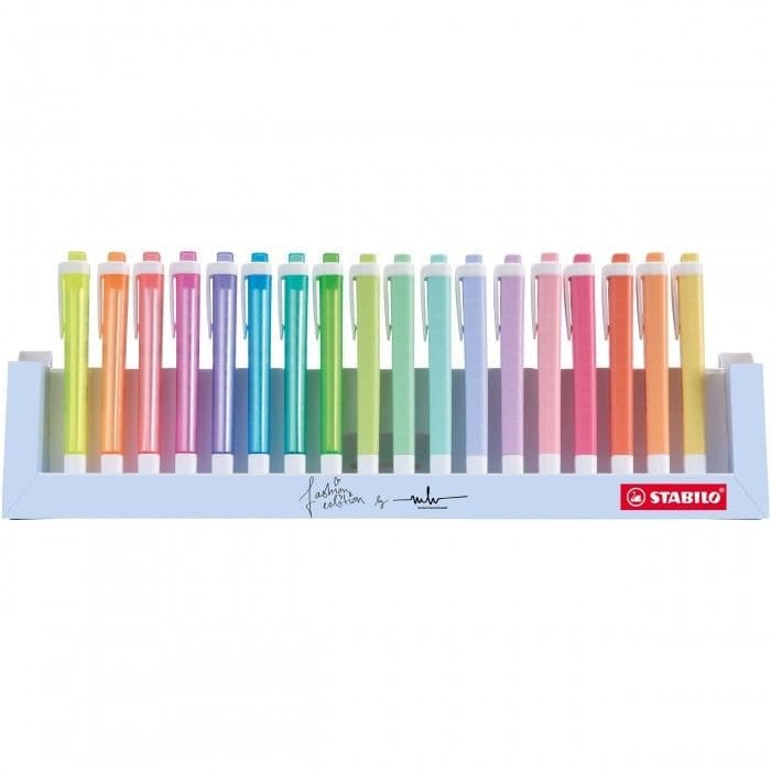 Set da scrivania evidenziatori Stabilo Swing Cool