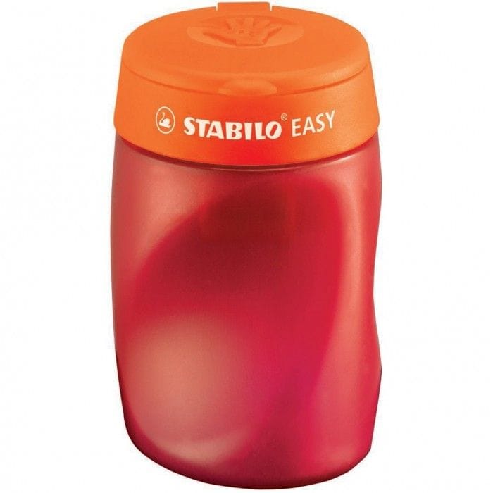 Temperamatite ergonomico Easy destrimani arancione