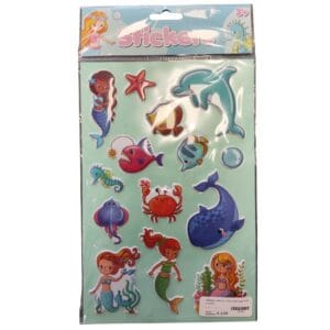 Stickers adesivi 3d morbidi sagomati oceano