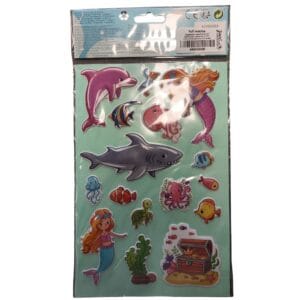 Stickers adesivi 3d morbidi sagomati oceano