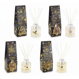 Diffusore a bastoncini confezione natalizia blackgold