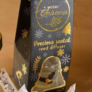 Diffusore a bastoncini confezione natalizia blackgold