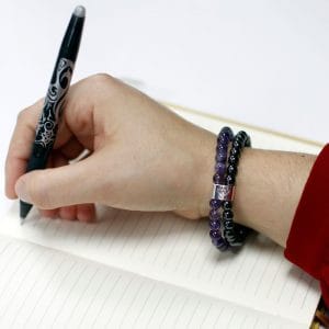 Bracciali coppia in Pietra Magnetici Sodalite