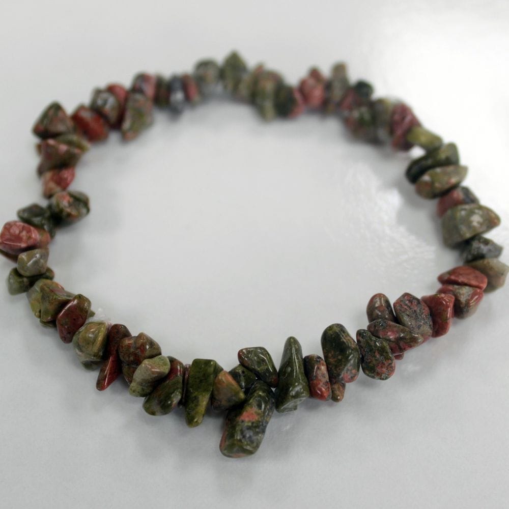 Bracciale in Pietra Diaspro verde