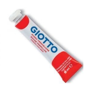 Tempera Giotto 12ml colore 07 rosso vermiglione