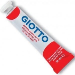 Tempera Giotto 12ml colore 08 rosso scarlatto