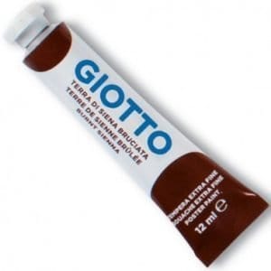 Tempera Giotto 12ml colore 22 terra di siena bruciata