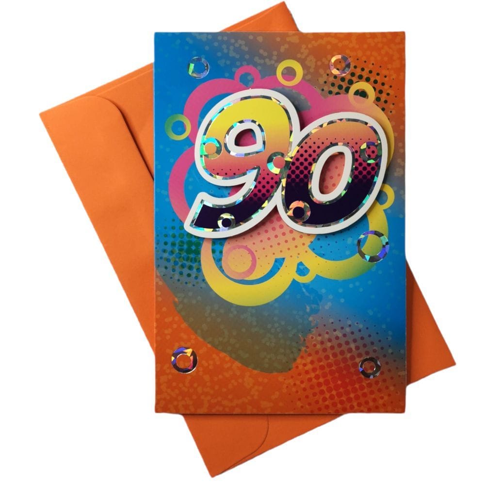 Biglietto auguri Compleanno 90