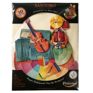 Biglietto auguri SANTORO Pirouettes Music