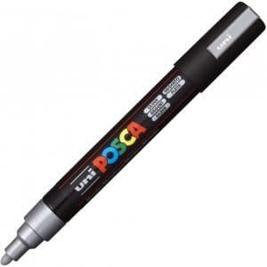 Marcatore Uni Posca PC5M Argento