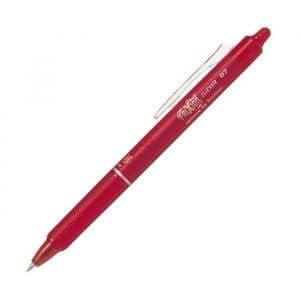Penna cancellabile Frixion Ball Clicker rosso