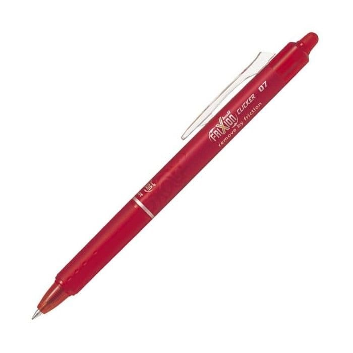Penna cancellabile Frixion Ball Clicker rosso